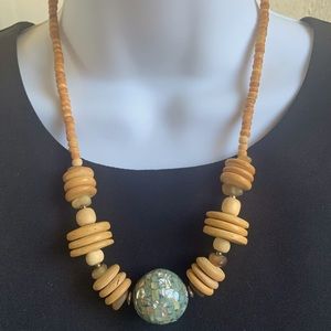Vintage Boho Bead Necklace